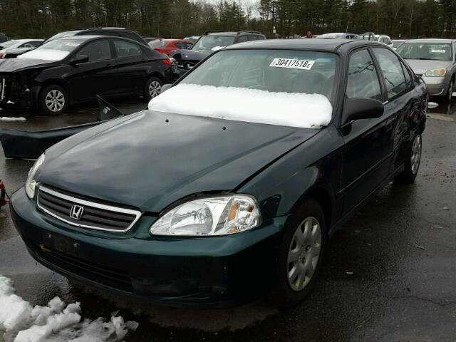 2HGEJ6613YH575109 - 2000 HONDA CIVIC BASE 绿色 照片 2