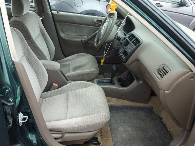 2HGEJ6613YH575109 - 2000 HONDA CIVIC BASE 绿色 照片 5