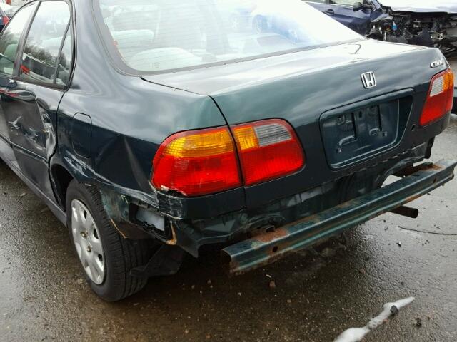 2HGEJ6613YH575109 - 2000 HONDA CIVIC BASE 绿色 照片 9
