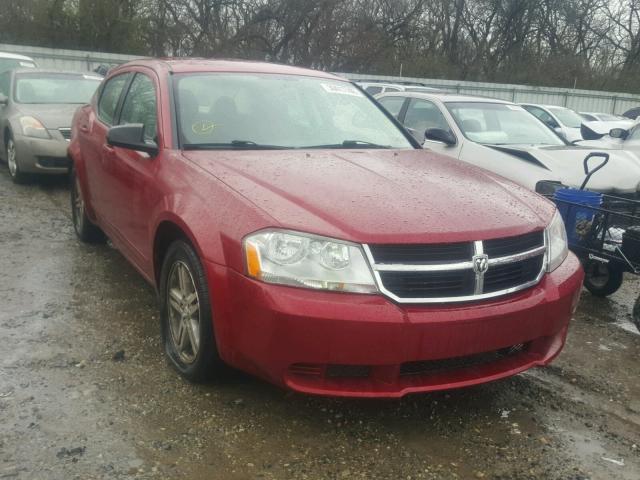 1B3LC56K28N159645 - 2008 DODGE AVENGER SX RED photo 1