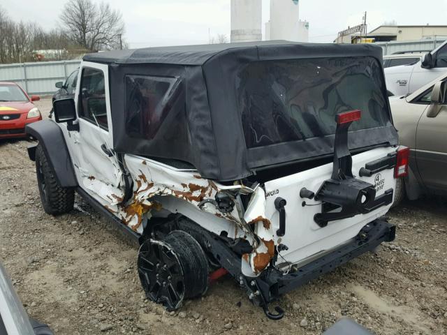 1C4AJWAG8HL613462 - 2017 JEEP WRANGLER S WHITE photo 3