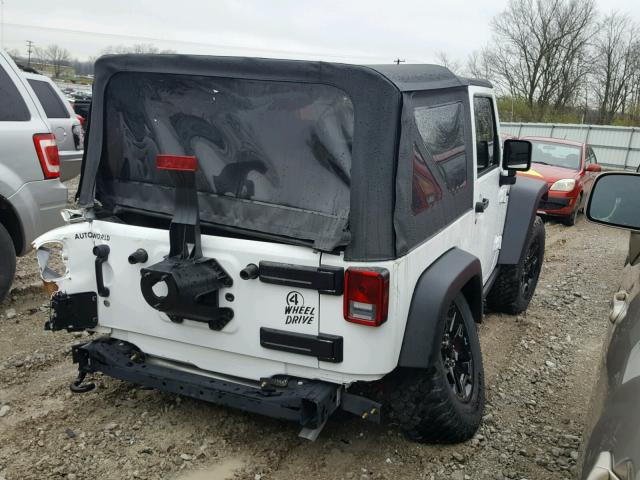 1C4AJWAG8HL613462 - 2017 JEEP WRANGLER S WHITE photo 4