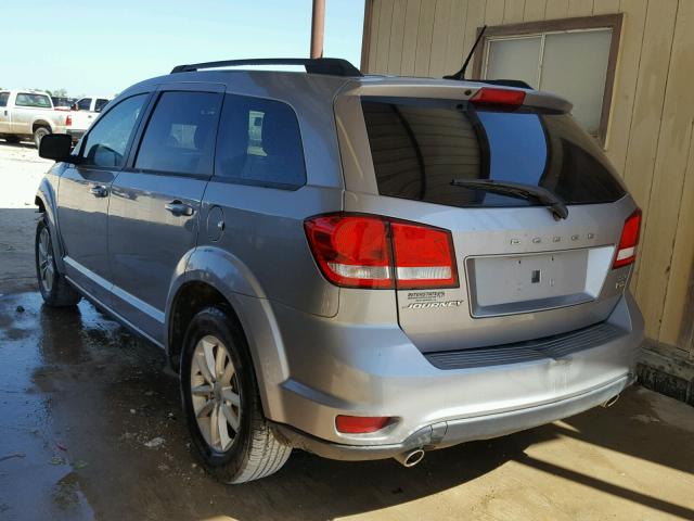 3C4PDCBGXFT627976 - 2015 DODGE JOURNEY SX SILVER photo 3