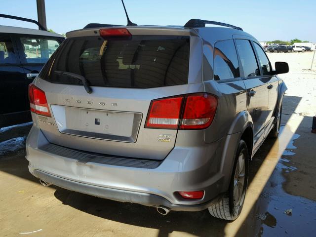 3C4PDCBGXFT627976 - 2015 DODGE JOURNEY SX SILVER photo 4