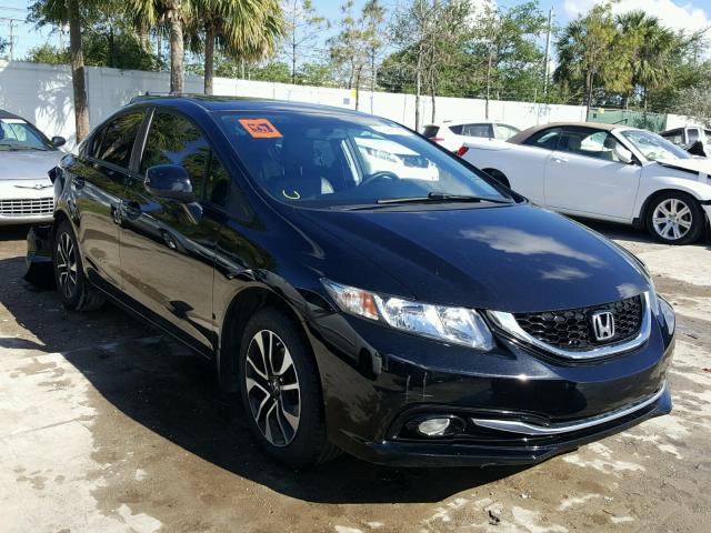 19XFB2F99DE069868 - 2013 HONDA CIVIC EXL BLACK photo 1