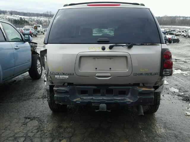 1GNDT13S032327915 - 2003 CHEVROLET TRAILBLAZE GRAY photo 9