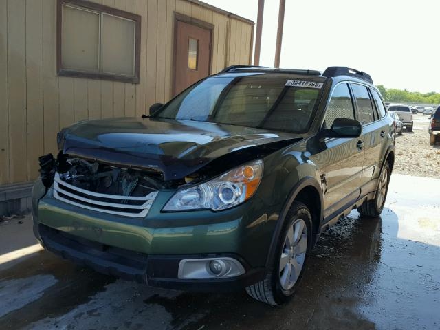 4S4BRBGC5C3268485 - 2012 SUBARU OUTBACK 2. GREEN photo 2