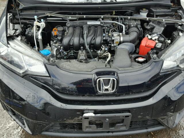 JHMGK5H51GX005018 - 2016 HONDA FIT LX BLACK photo 7