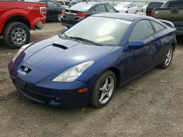 JTDDY32T920054094 - 2002 TOYOTA CELICA GT- BLUE photo 2