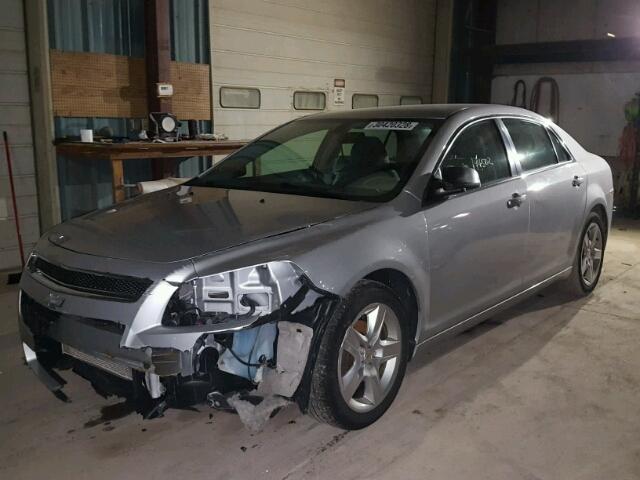 1G1ZA5E14BF349982 - 2011 CHEVROLET MALIBU LS ვერცხლისფერი ფოტო 2