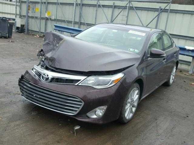 4T1BK1EB0DU045484 - 2013 TOYOTA AVALON BAS MAROON photo 2