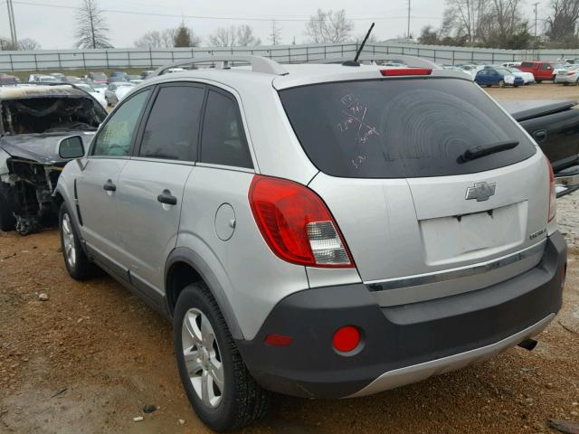 3GNAL2EK4DS640512 - 2013 CHEVROLET CAPTIVA LS SILVER photo 3