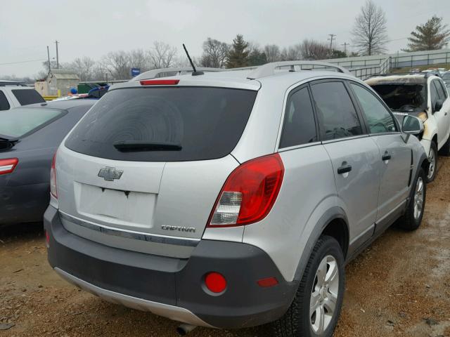 3GNAL2EK4DS640512 - 2013 CHEVROLET CAPTIVA LS 银色 照片 4