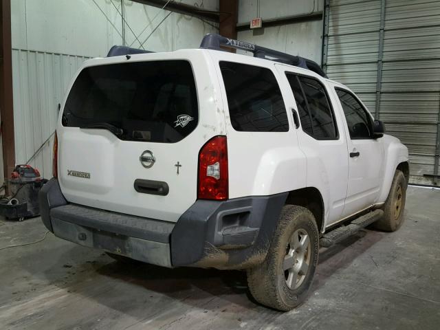 5N1AN08W45C635903 - 2005 NISSAN XTERRA OFF WHITE photo 4