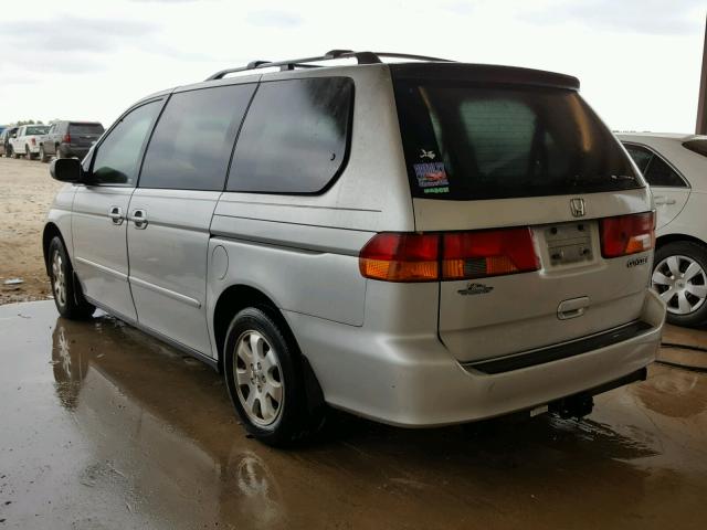 5FNRL18984B075429 - 2004 HONDA ODYSSEY EX SILVER photo 3