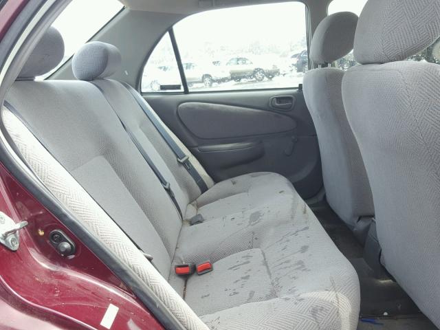 1Y1SK5281WZ403536 - 1998 CHEVROLET GEO PRIZM 红色 照片 6