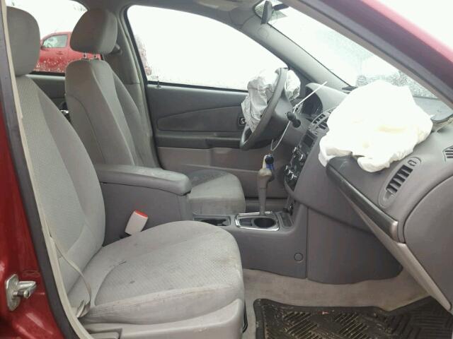 1G1ZS58FX7F199064 - 2007 CHEVROLET MALIBU LS ბურგუნდია ფოტო 5