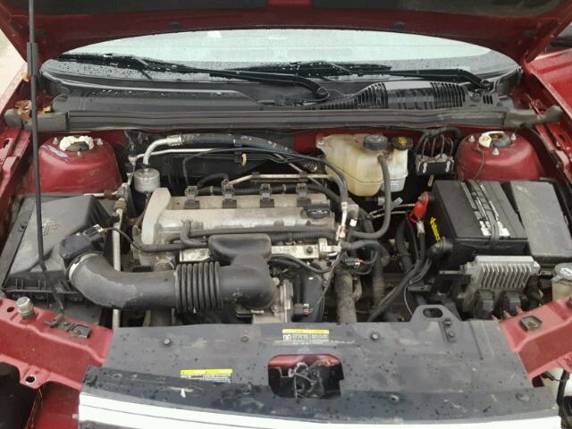 1G1ZS58FX7F199064 - 2007 CHEVROLET MALIBU LS ბურგუნდია ფოტო 7