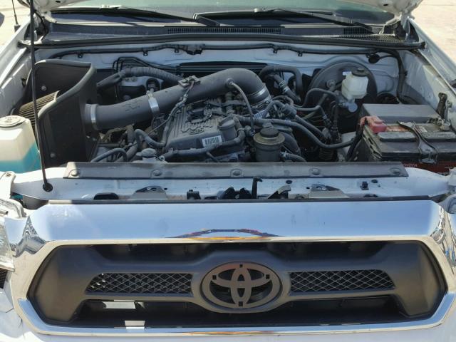 5TFJX4GN4DX017731 - 2013 TOYOTA TACOMA DOU WHITE photo 7