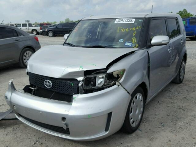 JTLKE50E591085545 - 2009 TOYOTA SCION XB ვერცხლისფერი ფოტო 2
