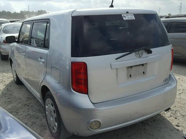 JTLKE50E591085545 - 2009 TOYOTA SCION XB ვერცხლისფერი ფოტო 3