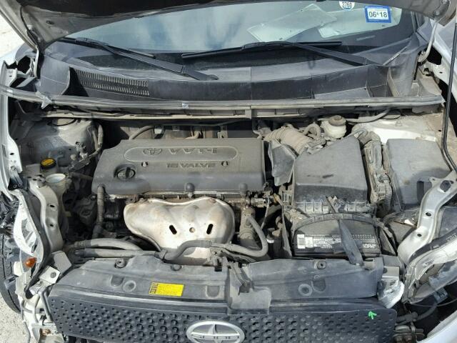 JTLKE50E591085545 - 2009 TOYOTA SCION XB ვერცხლისფერი ფოტო 7