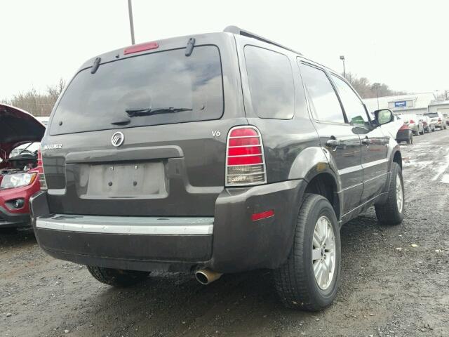 4M2YU56195DJ06316 - 2005 MERCURY MARINER GRAY photo 4