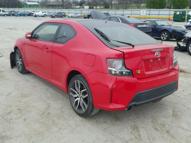 JTKJF5C7XGJ015921 - 2016 TOYOTA SCION TC 红色 照片 3