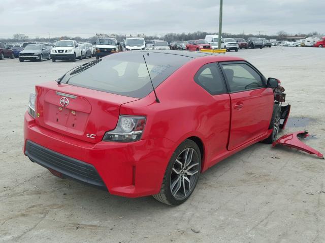 JTKJF5C7XGJ015921 - 2016 TOYOTA SCION TC 红色 照片 4