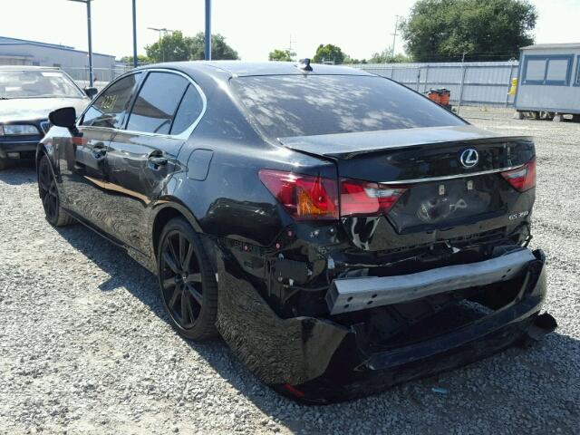 JTHBE1BL9D5025431 - 2013 LEXUS GS 350 BLACK photo 3