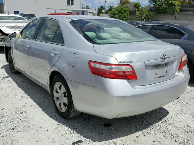 4T1BE46K27U566105 - 2007 TOYOTA CAMRY NEW SILVER photo 3