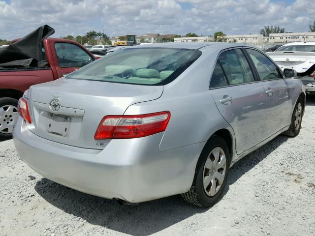 4T1BE46K27U566105 - 2007 TOYOTA CAMRY NEW SILVER photo 4