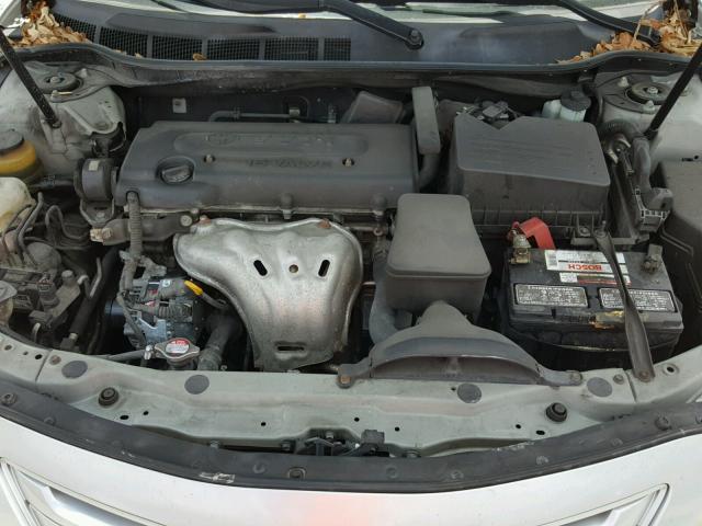 4T1BE46K27U566105 - 2007 TOYOTA CAMRY NEW SILVER photo 7