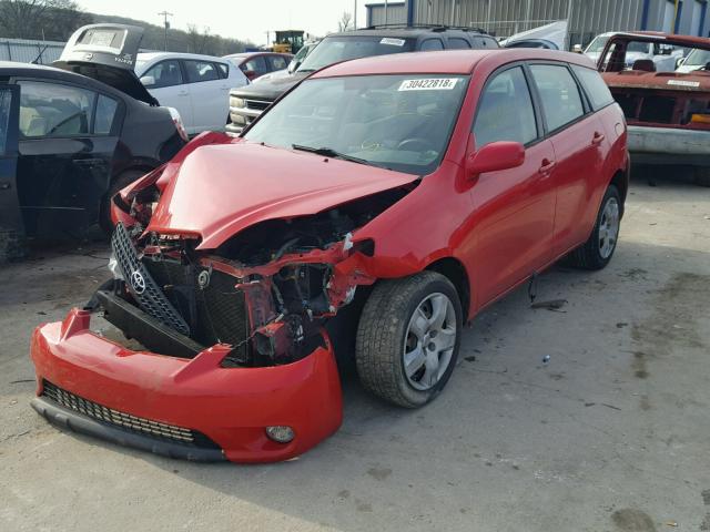 2T1KR32E36C607128 - 2006 TOYOTA COROLLA MA RED photo 2