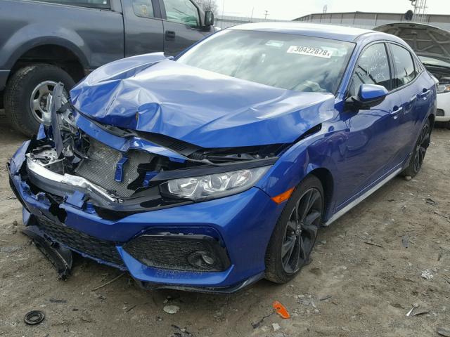 SHHFK7H43HU227179 - 2017 HONDA CIVIC SPOR BLUE photo 2