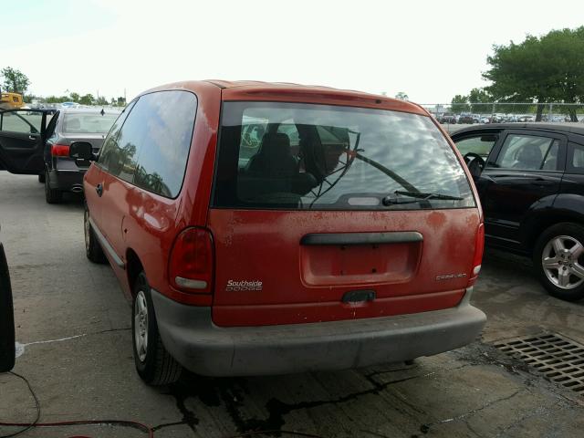 2B4FP2536WR723335 - 1998 DODGE CARAVAN RED photo 3