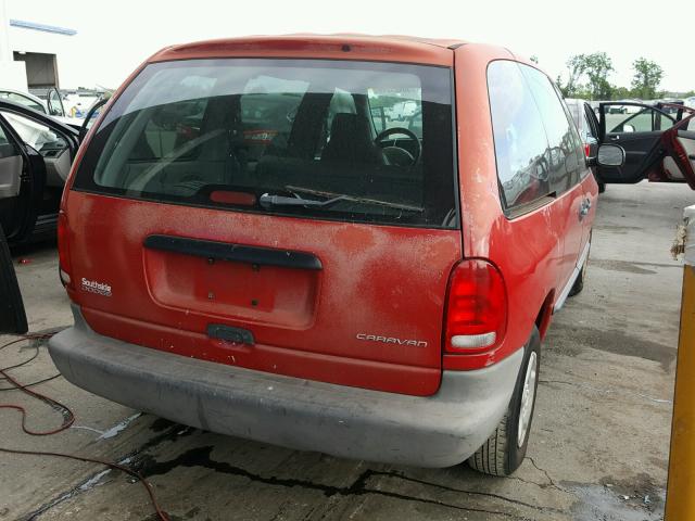 2B4FP2536WR723335 - 1998 DODGE CARAVAN RED photo 4