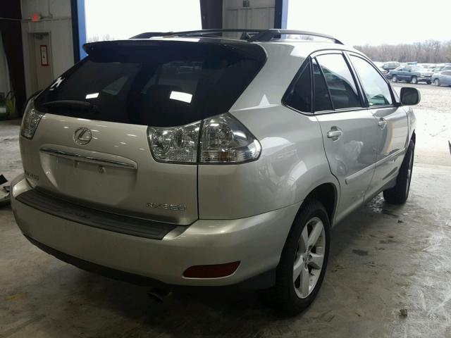 2T2HK31U67C005960 - 2007 LEXUS RX 350 SILVER photo 4