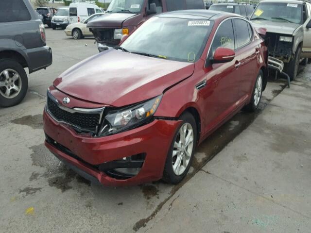 5XXGN4A79DG258041 - 2013 KIA OPTIMA EX RED photo 2