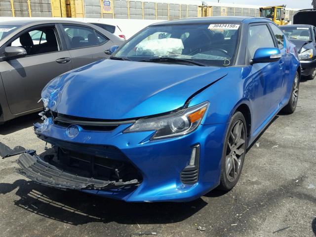 JTKJF5C77FJ004292 - 2015 TOYOTA SCION TC 蓝色 照片 2