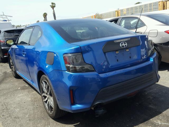 JTKJF5C77FJ004292 - 2015 TOYOTA SCION TC 蓝色 照片 3