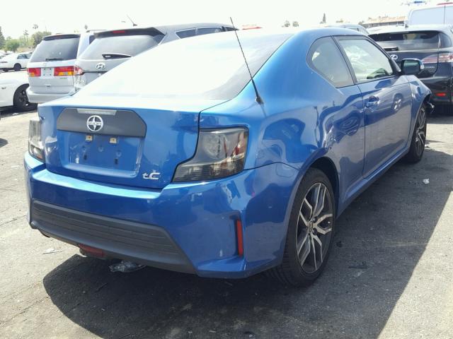 JTKJF5C77FJ004292 - 2015 TOYOTA SCION TC 蓝色 照片 4