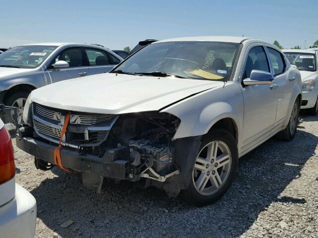 1B3LC56J08N160915 - 2008 DODGE AVENGER SX WHITE photo 2