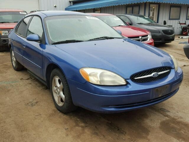 1FAFP53U33A251312 - 2003 FORD TAURUS SE BLUE photo 1