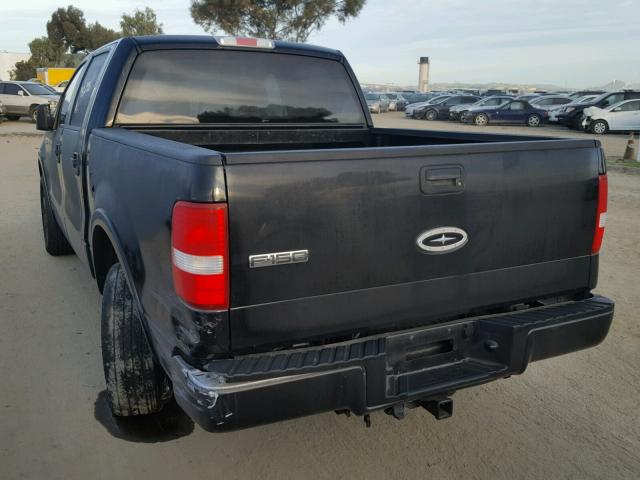 1FTPW12506KB16081 - 2006 FORD F150 SUPER BLACK photo 3