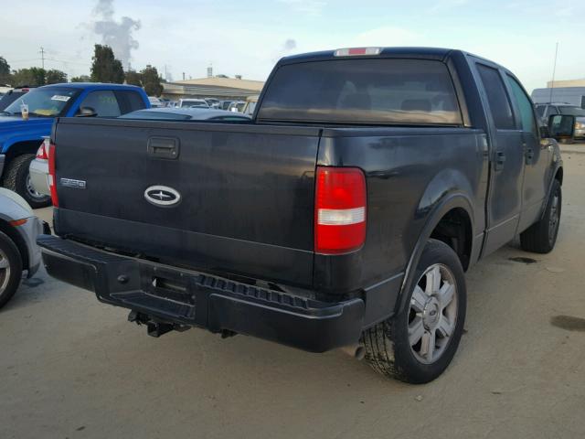 1FTPW12506KB16081 - 2006 FORD F150 SUPER BLACK photo 4