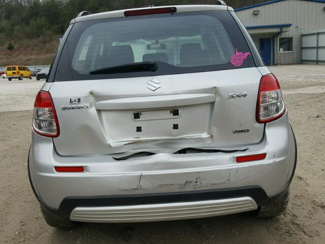 JS2YB413485104217 - 2008 SUZUKI SX4 BASE SILVER photo 9