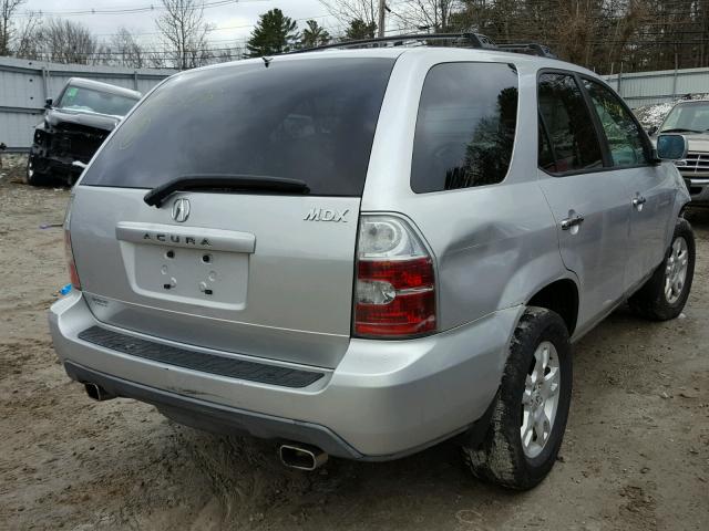 2HNYD18606H519733 - 2006 ACURA MDX TOURIN SILVER photo 4