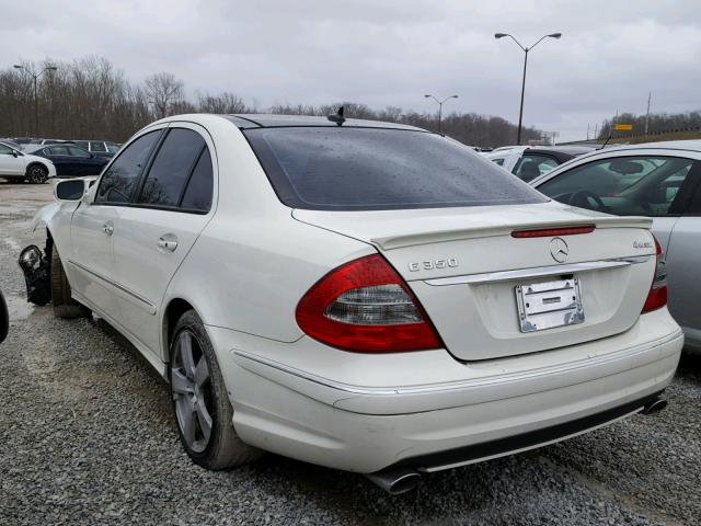 WDBUF87X39B413970 - 2009 MERCEDES-BENZ E 350 4MAT WHITE photo 3