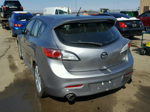 JM1BL1L35C1518258 - 2012 MAZDA SPEED 3 SILVER photo 3